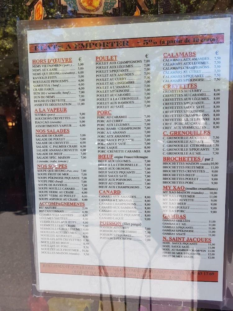 Que Huong - Menu Image 3